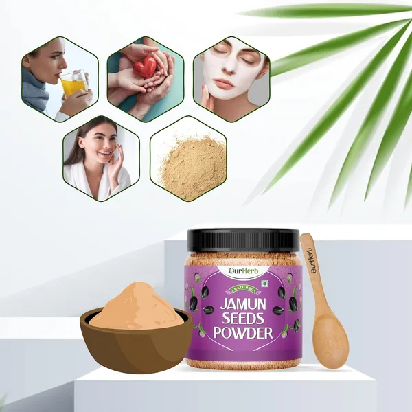 Pure_&_Natural_Jamun_Seeds_Powder_For_Health_&_Skin_With_Wooden_Spoon_-_100G_|_3.5_Oz