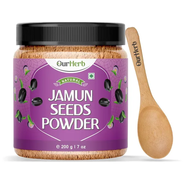 Pure_&_Natural_Jamun_Seeds_Powder_For_Health_&_Skin_With_Wooden_Spoon_-_200G_|_7_Oz