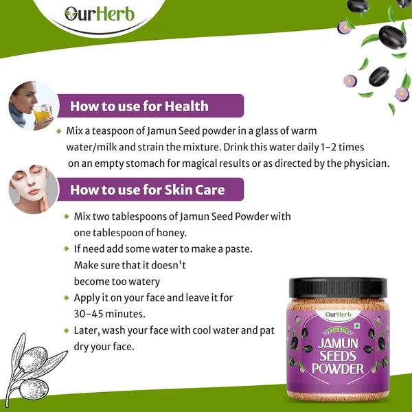 Pure_&_Natural_Jamun_Seeds_Powder_For_Health_&_Skin_With_Wooden_Spoon_-_200G_|_7_Oz
