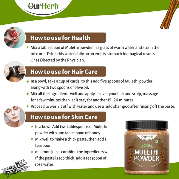 Organic_Mulethi_Powder|_Liquorice_|_Yashimadhu_|_Glycyrrhiza_Glabra_|_For_Skin,_Hair_With_Natural_Pigmentation_Face_Pack_|_With_Wooden_Spoon_-_200G_|_7_Oz