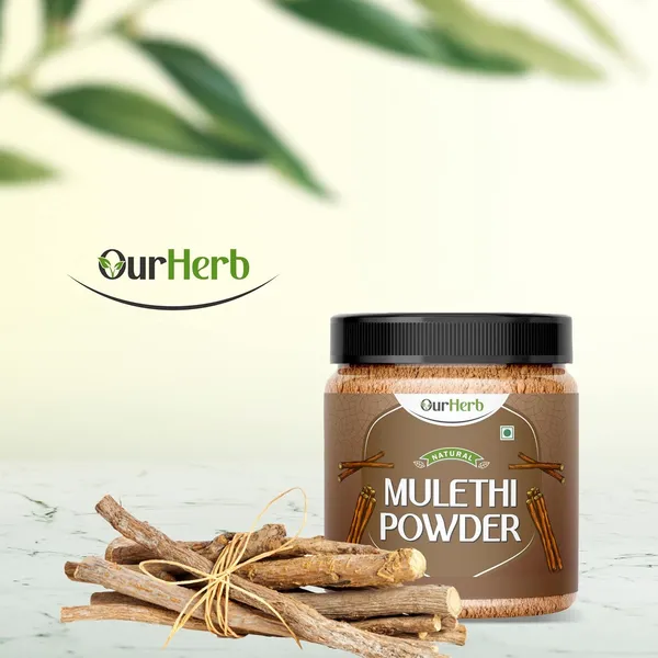 Organic_Mulethi_Powder|_Liquorice_|_Yashimadhu_|_Glycyrrhiza_Glabra_|_For_Skin,_Hair_With_Natural_Pigmentation_Face_Pack_|_With_Wooden_Spoon_-_200G_|_7_Oz