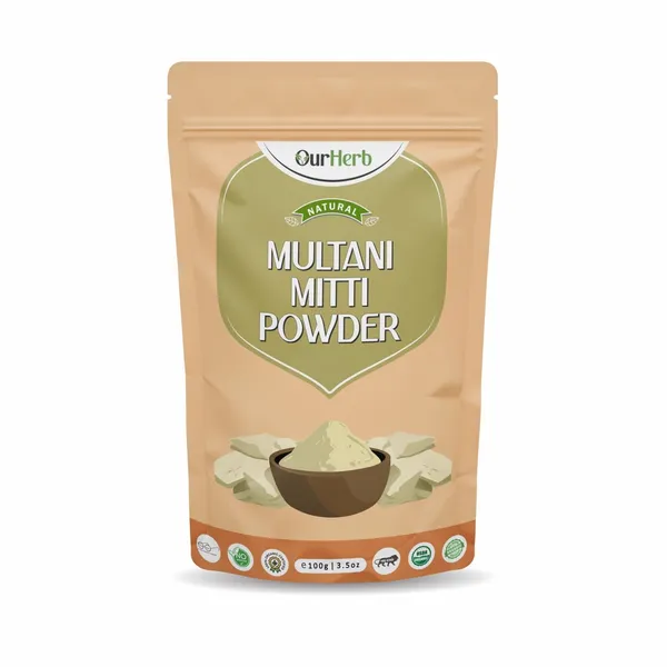 100%_Natural_Natural_Multani_Mitti_Powder_For_Exfoliating,_Soothing,_Nourishing,_Smoothening_Face,_Skin_And_Hair_Fuller'S_Earth,_Bentonite_Clay_-_100G