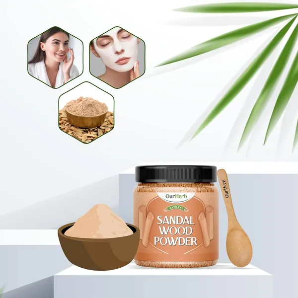 Organic_Sandalwood_Powder_Face_Pack_For_Glowing_Skin_&_Tan_Removal_-_Pure,_Natural_Effective_Facial_Treatment_With_Santalum_Album_Chandan_Powder,_Includes_Wooden_Spoon_-_200G