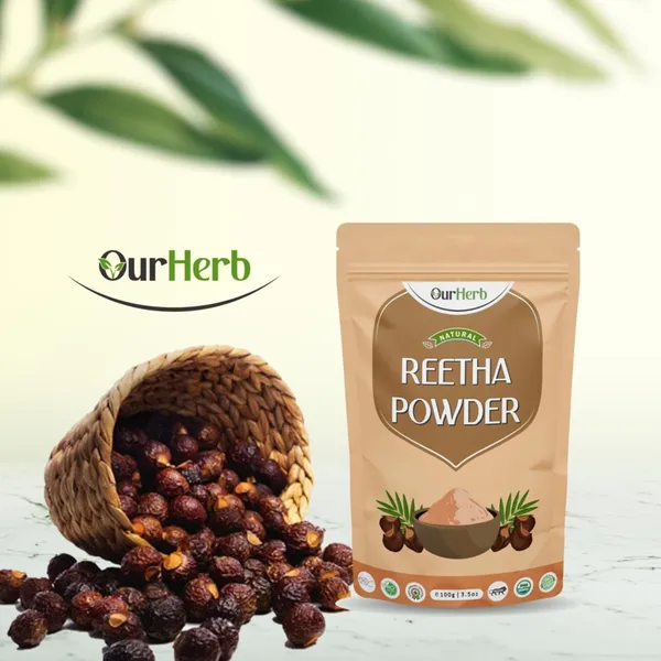 Reetha_+_Shikakai_+_Bhringraj_Powder_|_For_Strengthening,_Conditioning_&_Nourishing_Hair_|_Suitable_For_All_Hair_Types_With_Spoon_Combo_Pack_-_300G_(100G_X_3)