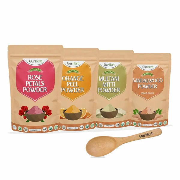 Rose_Petal_+_Orange_+_Sandalwood_+_Multani_Mitti_Powder_|_Face_Pack_Pure_&_Natural_Skin_Whitening_|_Face_Mask_And_Facial_|_For_All_Type_Of_Skin_Care_With_Spoon_Combo_Pack_-_400G_(100G_X_4)