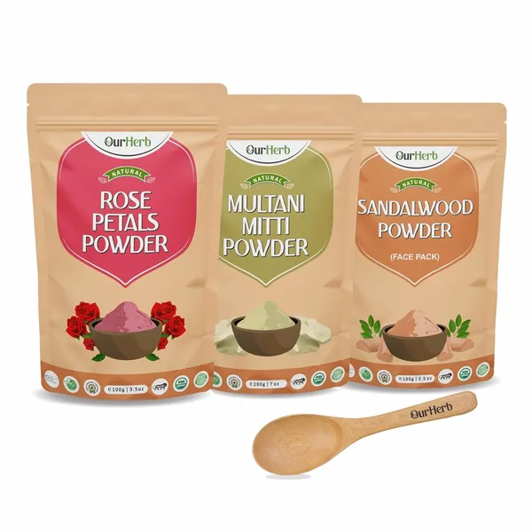 Rose_Petal_+_Sandalwood_+_Multani_Mitti_Powder_|_Face_Pack_Pure_&_Natural_Skin_Whitening_|_Face_Mask_And_Facial_|_For_All_Type_Of_Skin_Care_With_Spoons_Combo_Pack_-_300G_(100G_X_3)