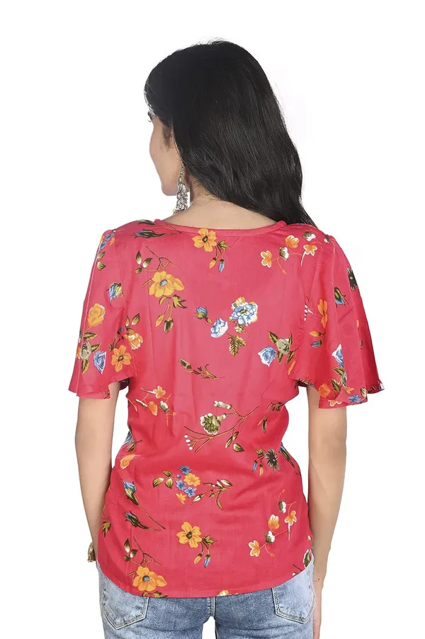 Red_Floral_Pattern_Rayon_Top_For_Women