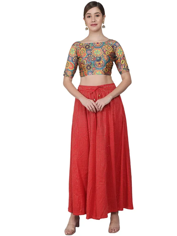 Hand‑Stitched_Premium_Art_Silk_Printed_Half_Sleeve_Blouse_–_Ethnic_Elegance_for_Women