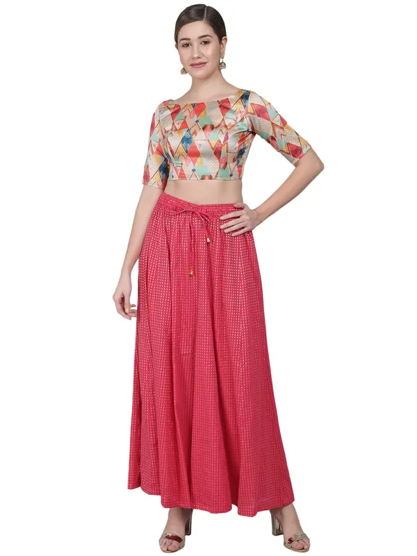 Art_Silk_Printed_Half_Sleeve_Blouse_For_Women