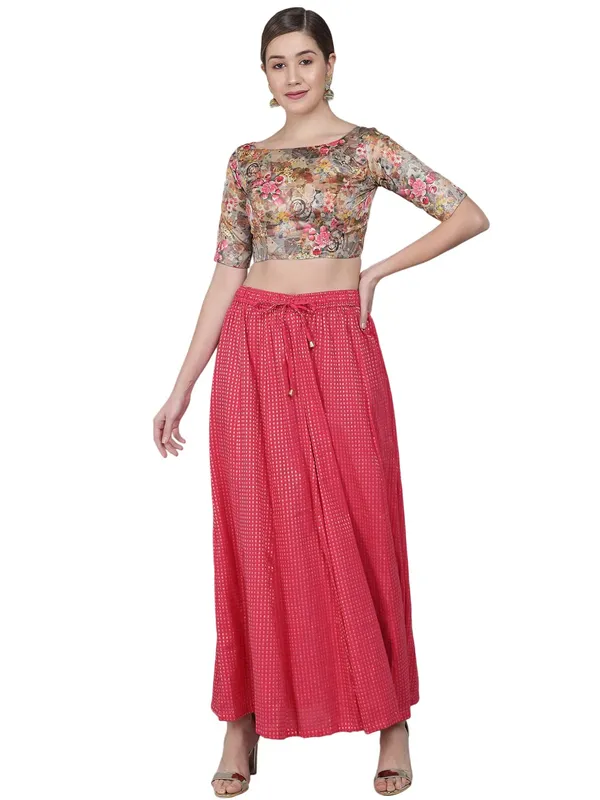 Hand‑Stitched_Art_Silk_Printed_Blouse_for_Women_–_Premium_Fabric,_Half_Sleeves_–_Festive_&_Everyday_Style