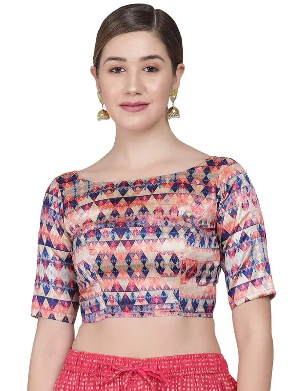 Elegant_Hand-Stitched_Art_Silk_Printed_Half-Sleeve_Blouse_–_Premium_Fabric_for_Festive_&_Ethnic_Wear