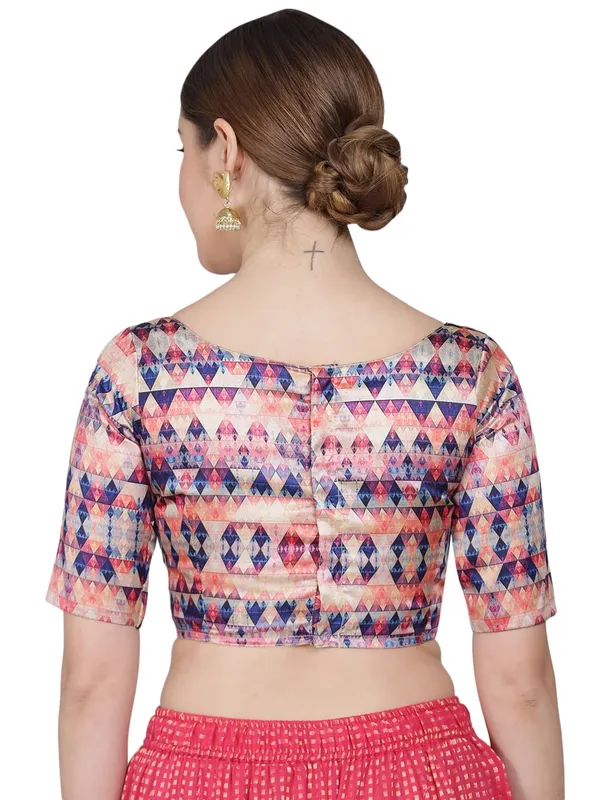 Elegant_Hand-Stitched_Art_Silk_Printed_Half-Sleeve_Blouse_–_Premium_Fabric_for_Festive_&_Ethnic_Wear