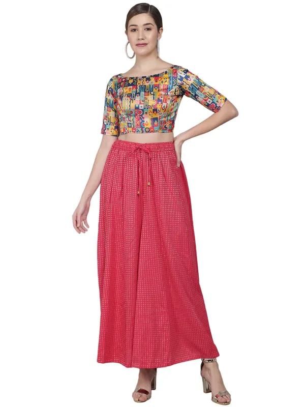 Art_Silk_Printed_Half_Sleeve_Blouse_For_Women