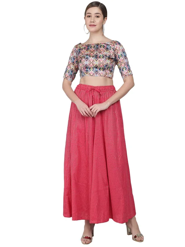 Art_Silk_Printed_Half_Sleeve_Blouse_For_Women