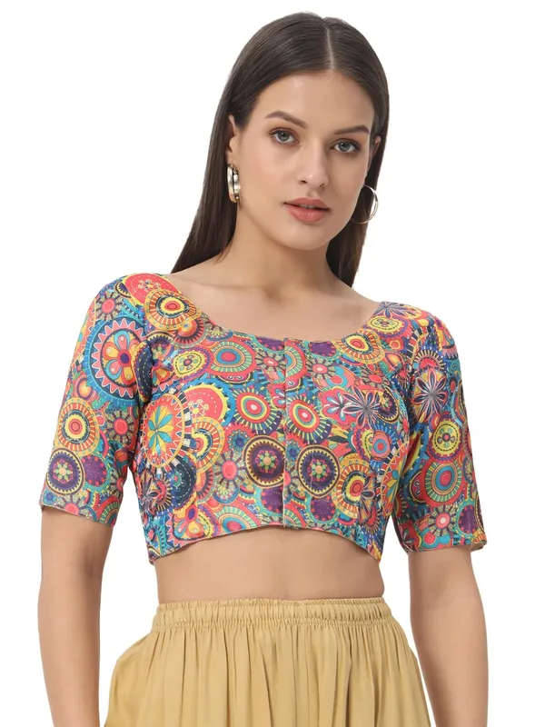 Sundari_Designer_Art_Silk_Blouse_–_Hand-Stitched_Luxury_Fit