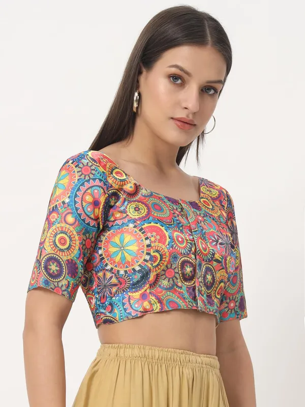Sundari_Designer_Art_Silk_Blouse_–_Hand-Stitched_Luxury_Fit