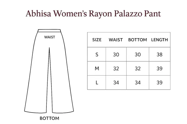 Black_Rayon_Wide_Leg_Palazzo_Pants,_High_Rise,_Elastic_Waist,_Flared_Design_with_Loose_Fit_For_Women