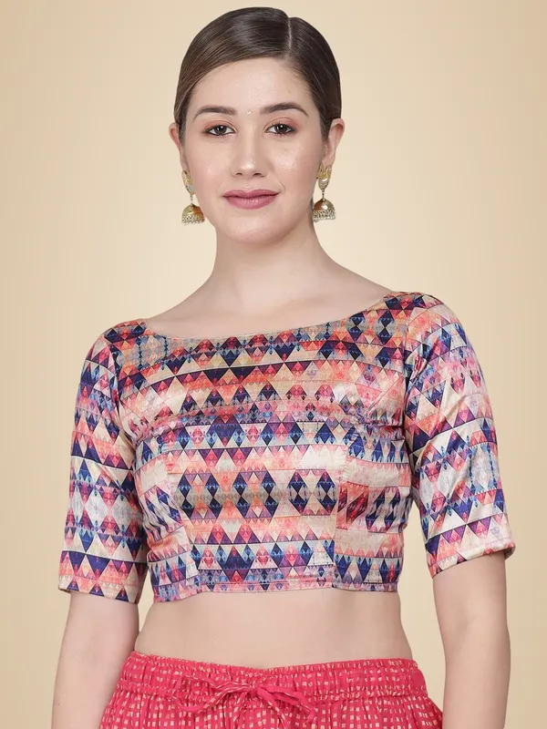 Elegant_Hand-Stitched_Art_Silk_Printed_Half-Sleeve_Blouse_–_Premium_Fabric_for_Festive_&_Ethnic_Wear