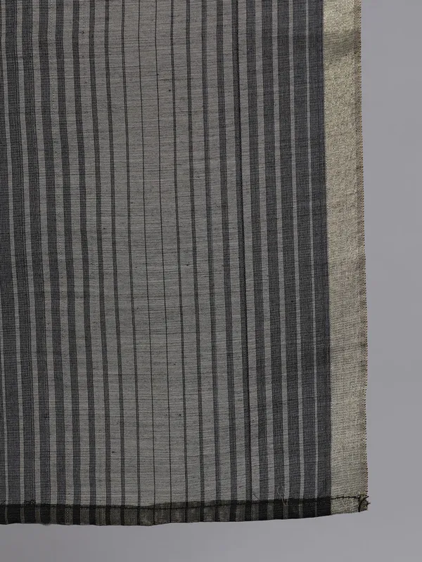 Black_Jacquard_Kurta_Palazzo_With_Dupatta_For_Women