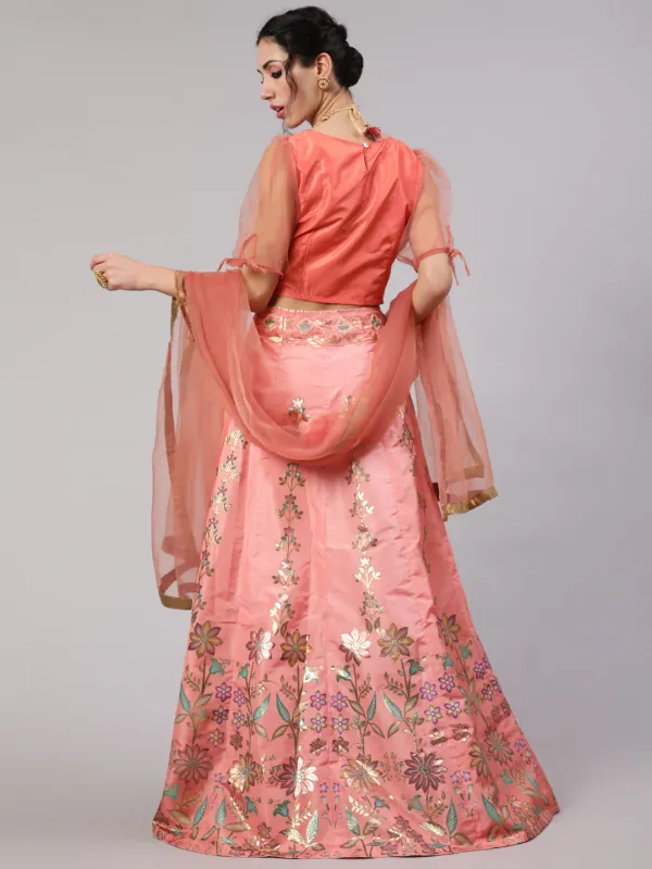 Peach_Taffeta_Gold_Zari_Work_Silk_Lehenga_Choli_With_Dupatta_For_Women