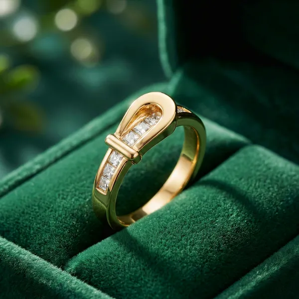 Buckle_Band_Adjustable_Ring_For_Women