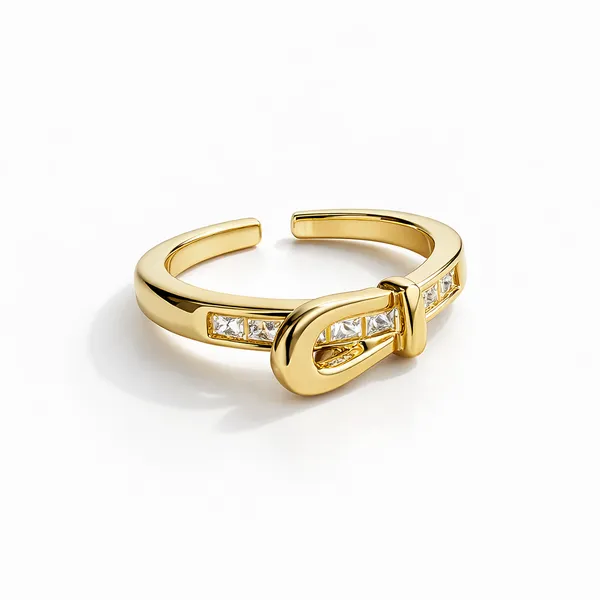 Buckle_Band_Adjustable_Ring_For_Women