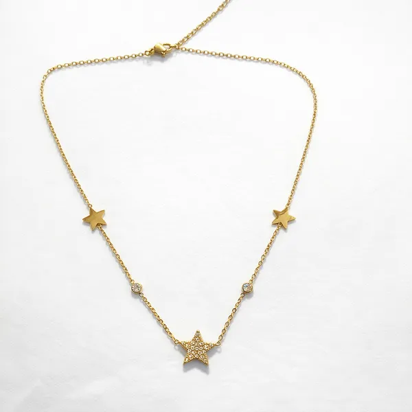 Starlight_Serenade_Adjustable_Chain_Necklace_For_Women