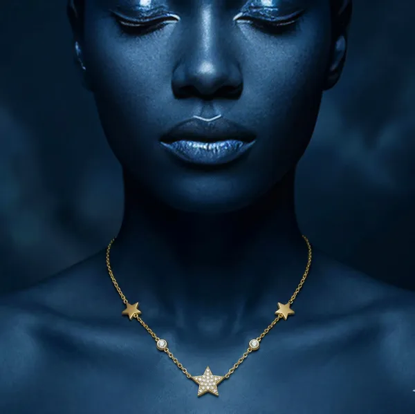 Starlight_Serenade_Adjustable_Chain_Necklace_For_Women