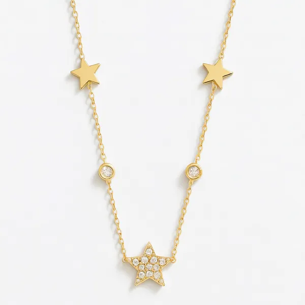 Starlight_Serenade_Adjustable_Chain_Necklace_For_Women