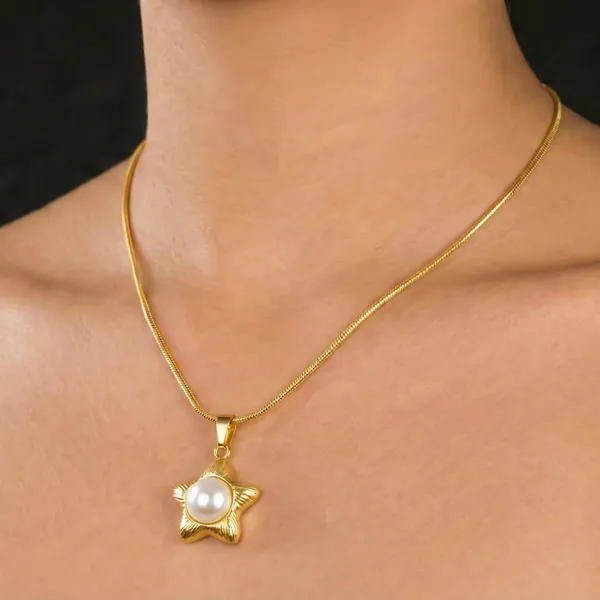 The_Sea_Star_Adjustable_Chain_Necklace_For_Women