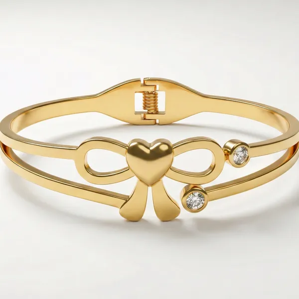Bow_Hinged_Bracelet_For_Women_2×2.5_Inch