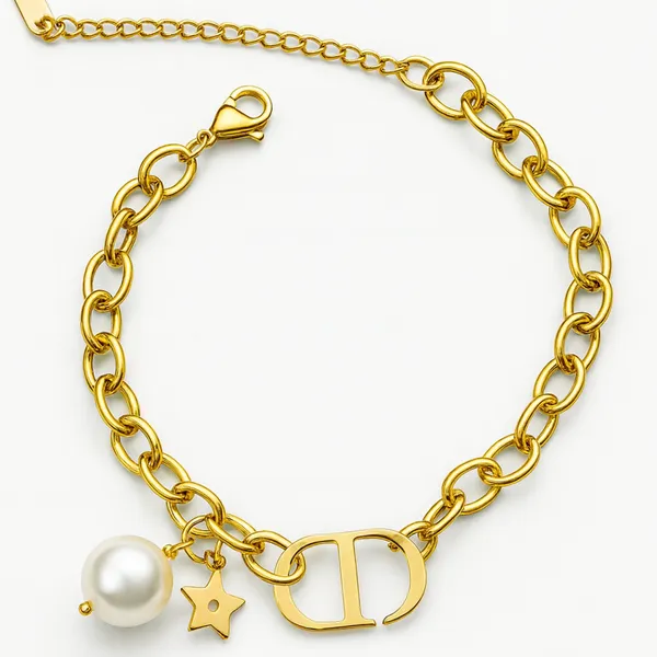 Dior_Petit_Chain_Adjustable_Chain_Bracelet_For_Women
