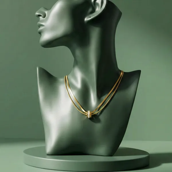 Rondelle_Adjustable_Dual_Chain_Necklace_For_Women