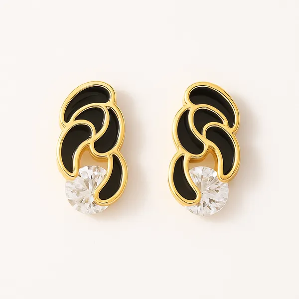 The_Black_Orchid_Earring_For_Women