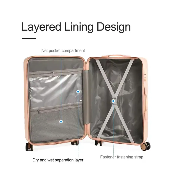 Beige_Polycarbonate_Hardside_Luggage_With_Usb_Port_For_Unisex