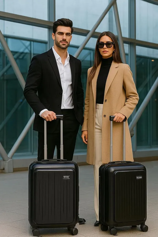Blue_Polycarbonate_Cabin_Trolley_Bag_With_Laptop_Compartment_For_Unisex