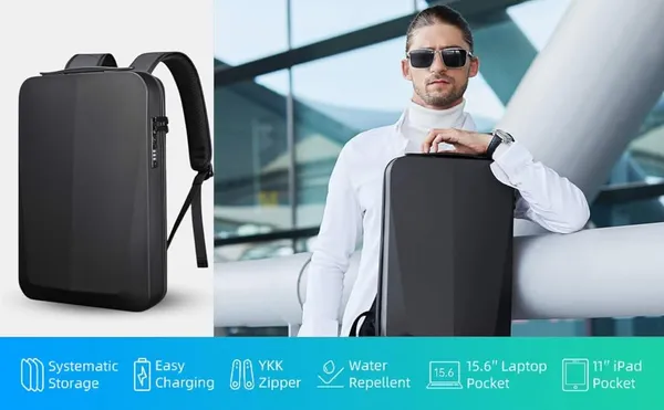 Grey_Anti_Theft_Laptop_Backpack_With_Pc_Hardshell_Waterproof_And_Scratch_Resistant_Padded_Back_Lock_System_Organized_Compartments_Business_Travel_Backpack_For_Men_And_Women