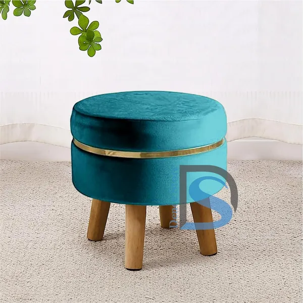 Blue_Wood_Ottoman_For_Home_Decor