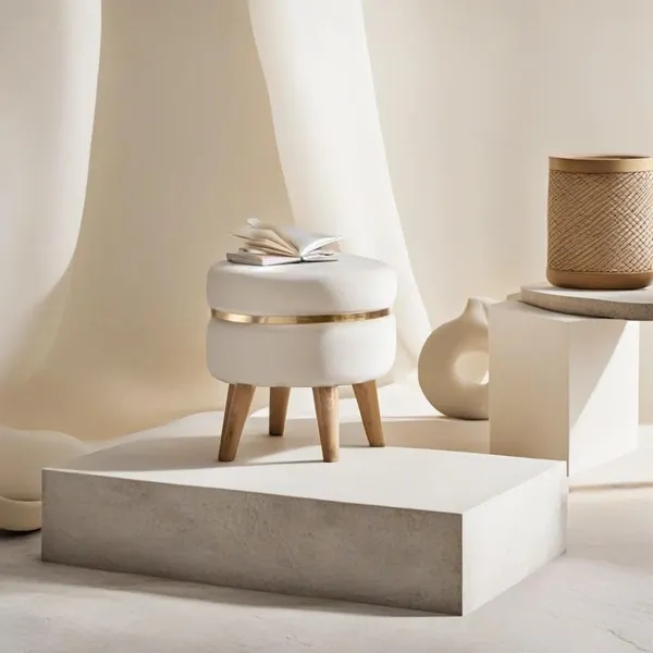 Cream_Wood_Ottoman_For_Home_Decor