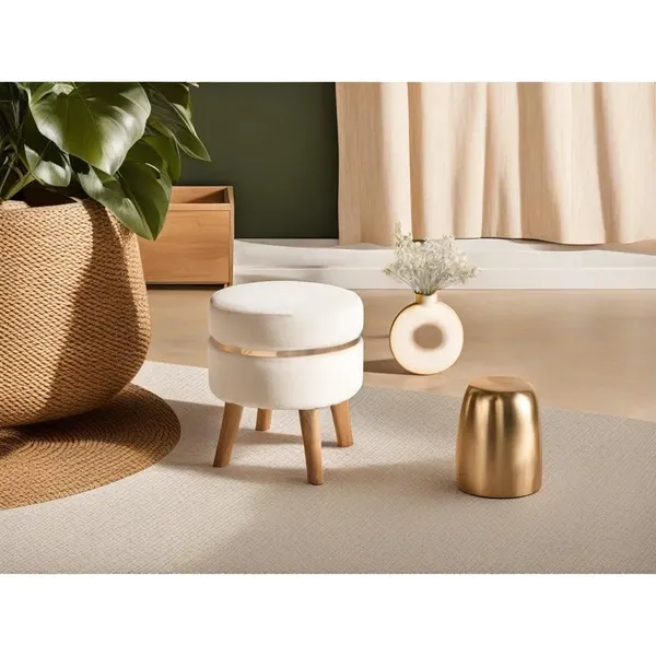 Cream_Wood_Ottoman_For_Home_Decor