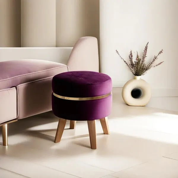 Purple_Wood_Ottoman_For_Home_Decor