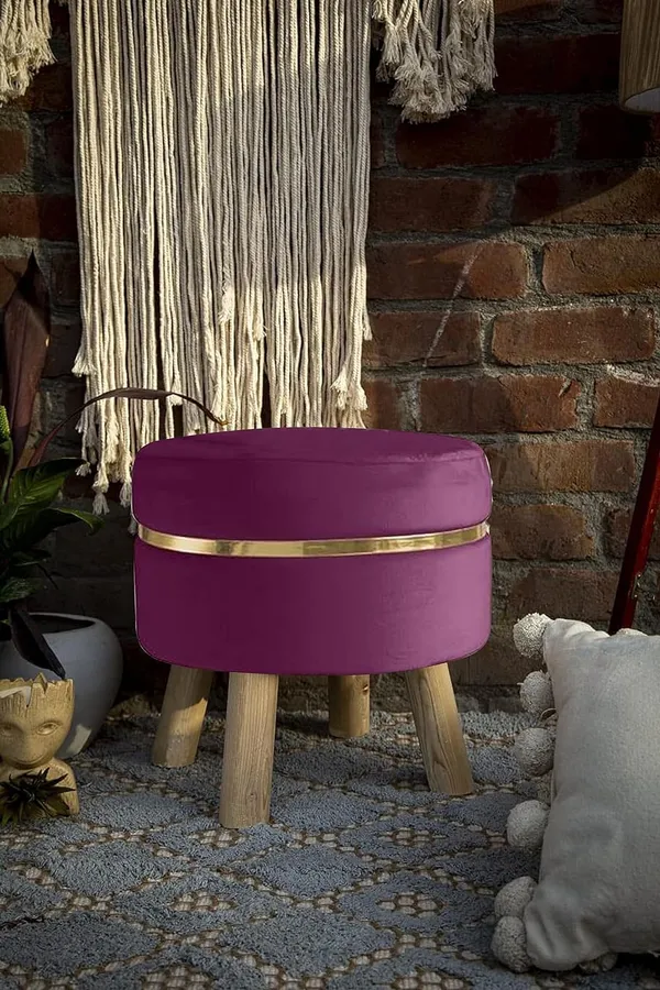 Purple_Wood_Ottoman_For_Home_Decor