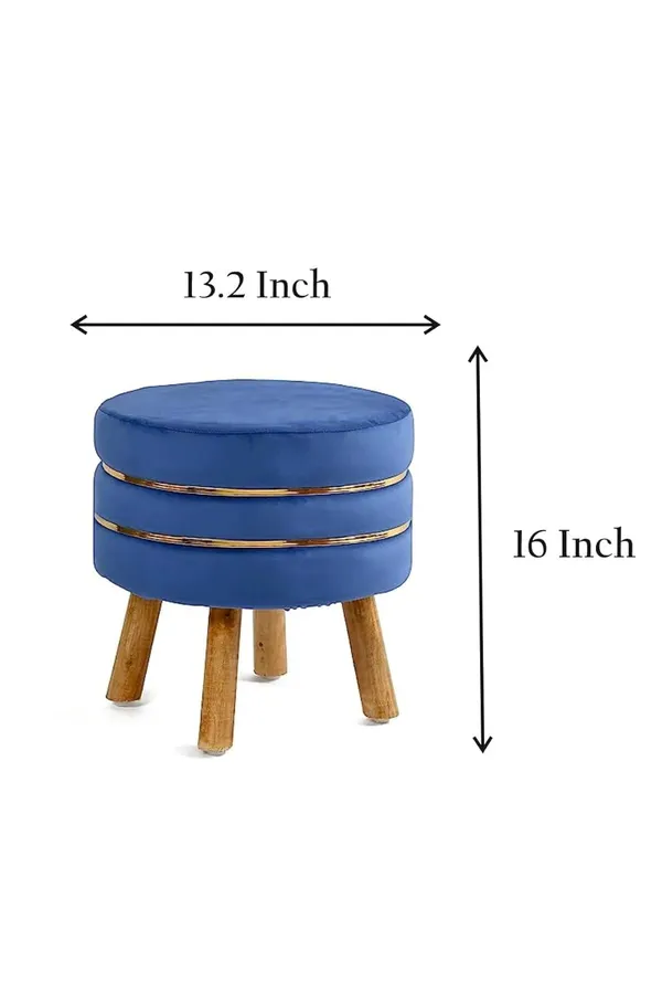Blue_Mango_Wood_Ottoman_For_Home_Decor