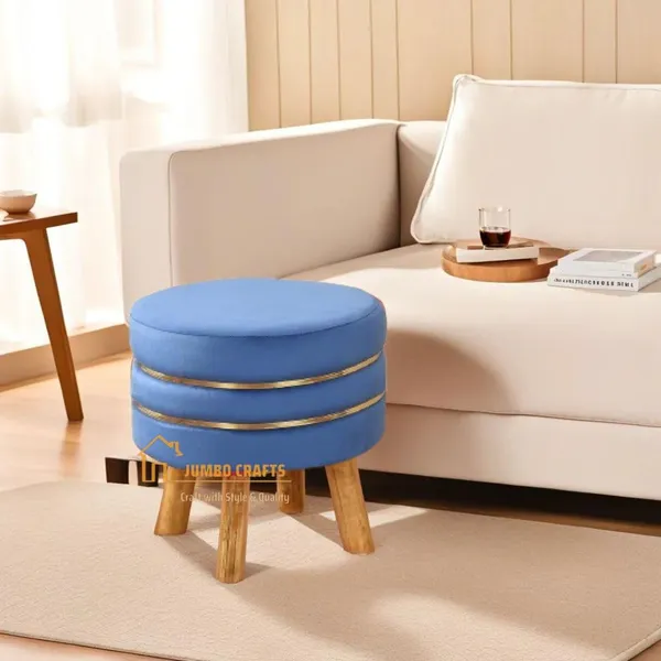 Blue_Mango_Wood_Ottoman_For_Home_Decor
