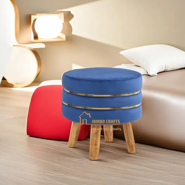 Blue_Mango_Wood_Ottoman_For_Home_Decor