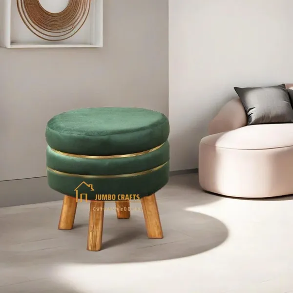 Green_Mango_Wood_Ottoman_For_Home_Decor