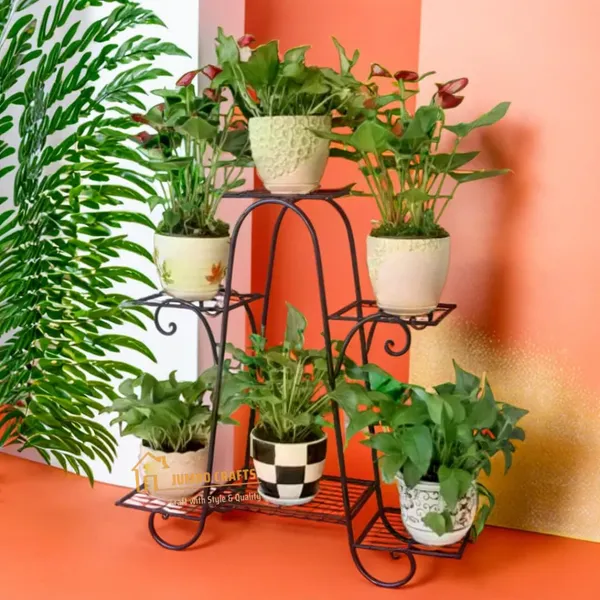 Black_Wood_Plant_Stand_For_Home_Decor