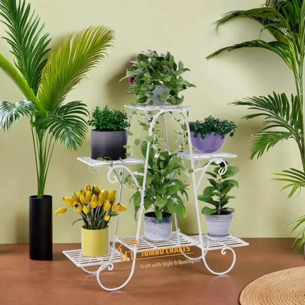 White_Wood_Plant_Stand_For_Home_Decor