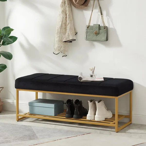 Black_Wood_Bench_For_Home_Decor