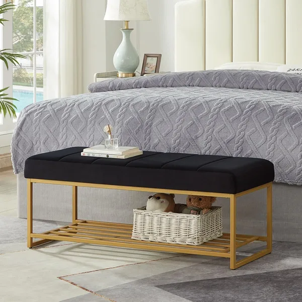 Black_Wood_Bench_For_Home_Decor